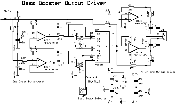Preamplifier Bass Boost